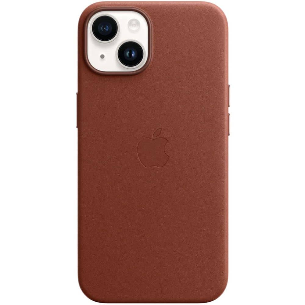 Apple Leather Case With MagSafe Umber iPhone 14