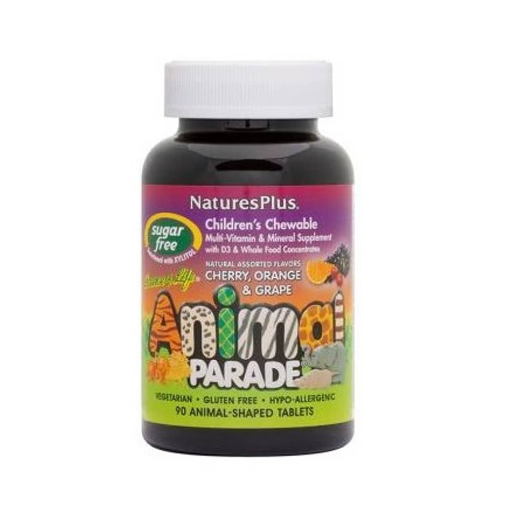 Natures Plus Animal Parade Sugar Free Children's Chewable