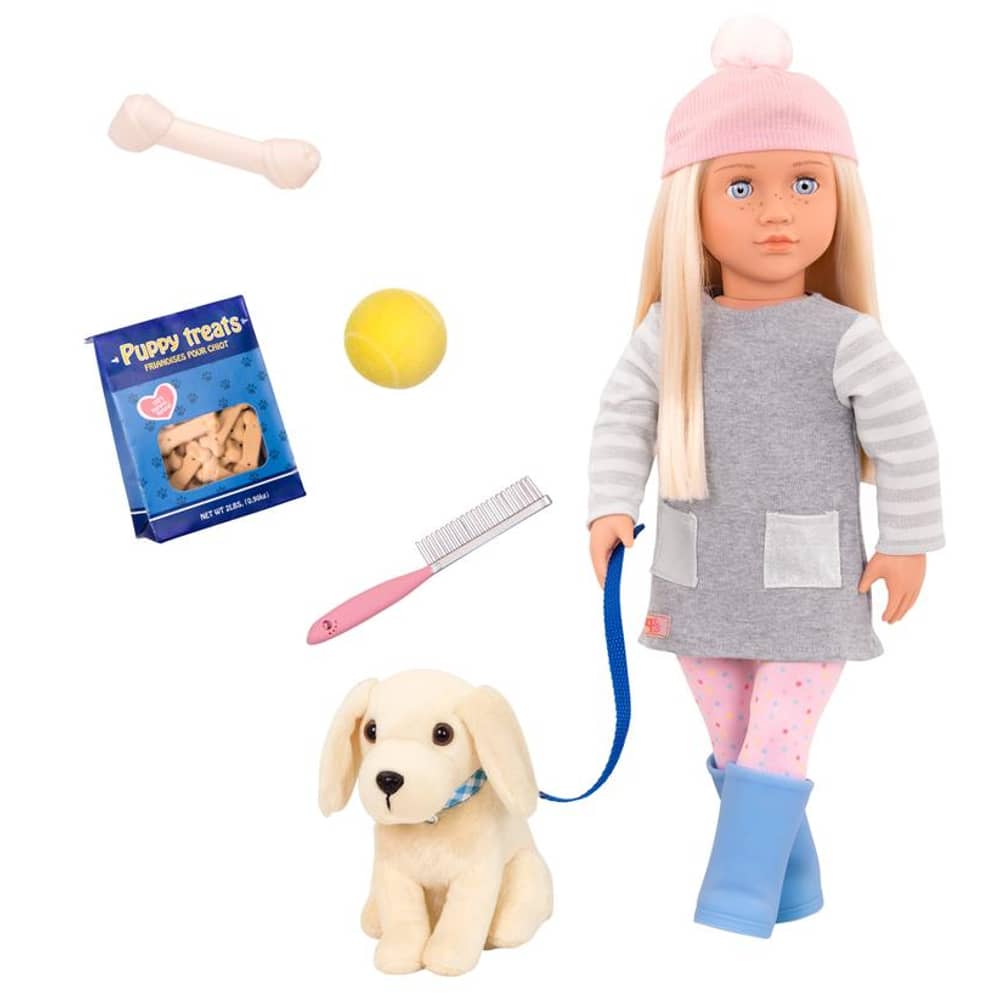 Our Generation Doll W/ Pet DOur Generation (Golden Retriever) Meagan Our Generation Doll W/ Pet DOur Generation (Golden Retriever) Meagan