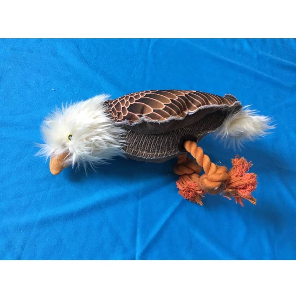 Nutrapet Bald Eagle Dog Toy