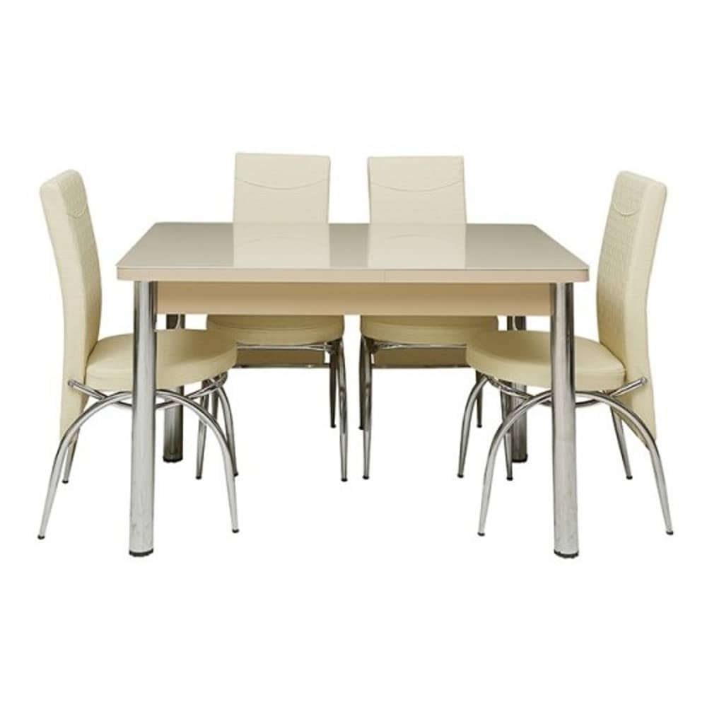 Pan Emirates Aeiland Dining Set (1+4) Cream