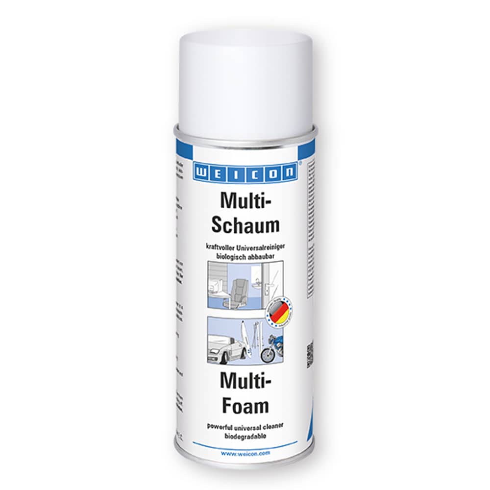 Weicon Multi-foam 400ml Powerful, NSF certified; Universal Foam Cleaner. Effective On Glass, Tiles, Plastic, Metal, Ceramic, Household Or Industry. Weicon Multi-foam 400ml Powerful, NSF certified; Universal Foam Cleaner. Effective On Glass, Tiles, Plastic, Metal, Ceramic, Household Or Industry.