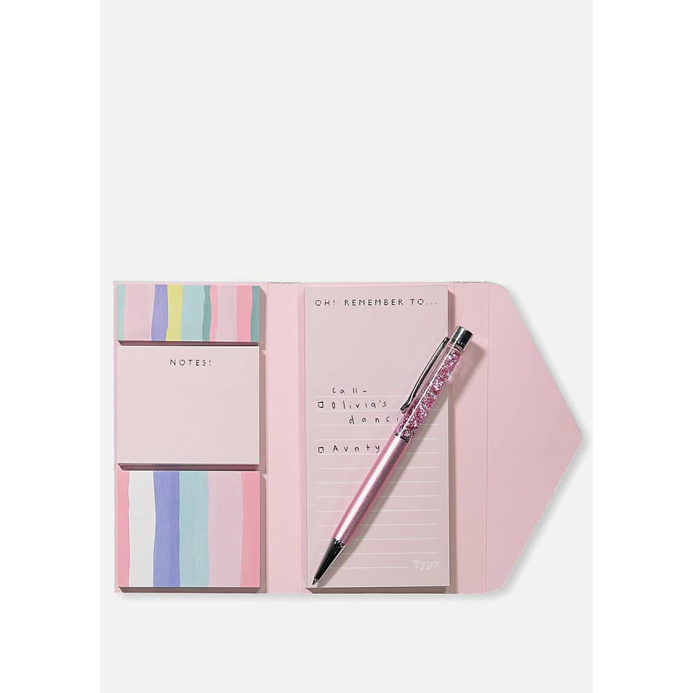 TYPO Pocket Sticky Note Set Pink - 142888-00
