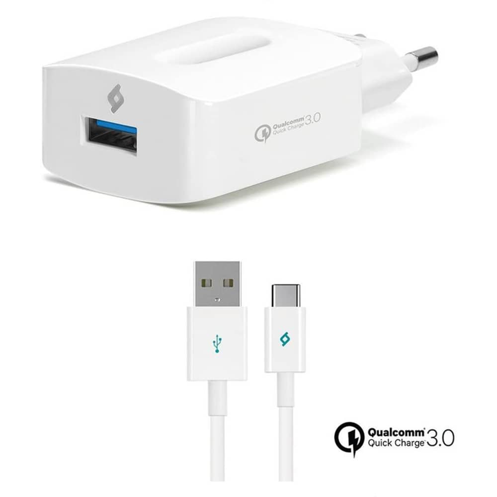 Ttec 2SCQC01CS Type C Travel Charger 1.2 white Ttec 2SCQC01CS Type C Travel Charger 1.2 white