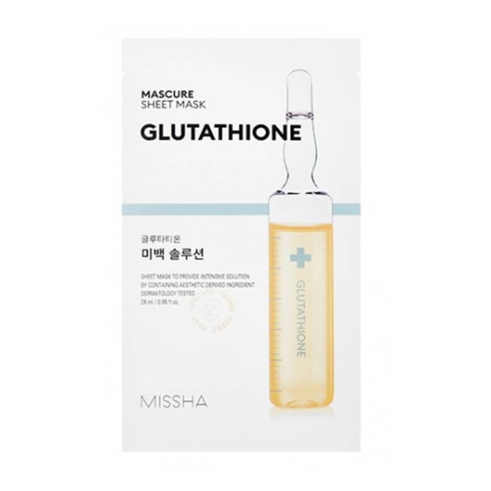 Missha Mascure Whitening Solution Sheet Mask 16g Missha Mascure Whitening Solution Sheet Mask 16g