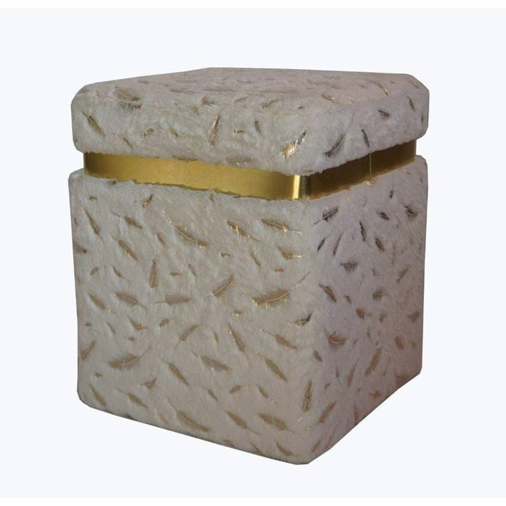 Harrag Fabric Ottoman 37*37*45 cm