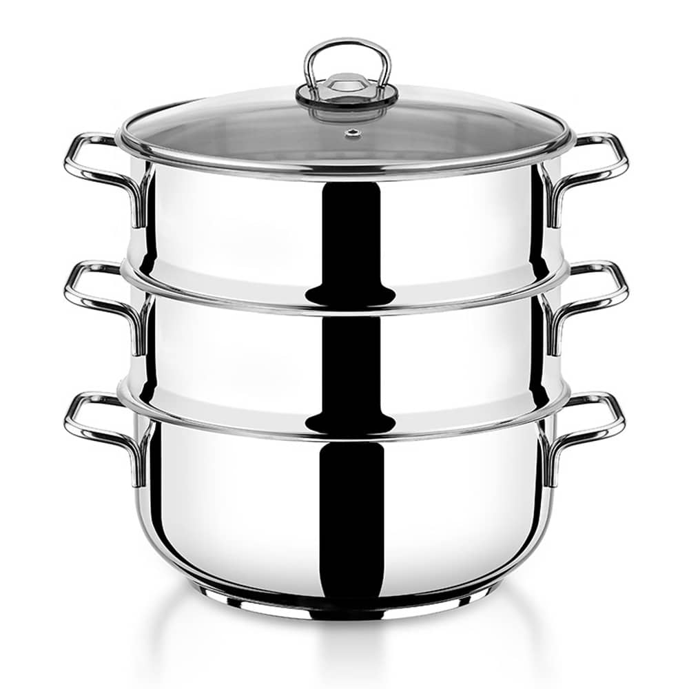 Hascevher 24cm Steamer 4pcs Set Hascevher 24cm Steamer 4pcs Set