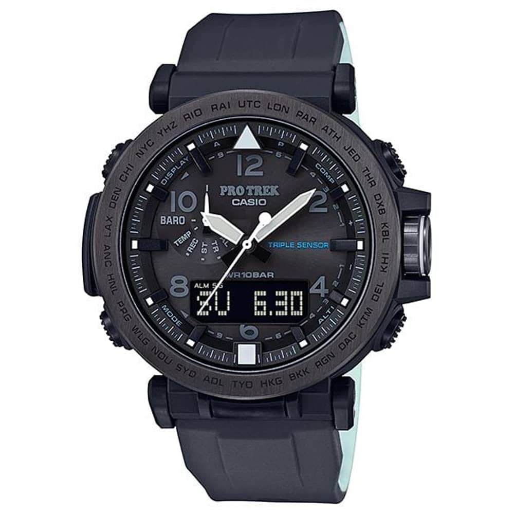 Casio PRG-650Y-1 Protrek Black Silicon Analog/Digital Watch Men Casio PRG-650Y-1 Protrek Black Silicon Analog/Digital Watch Men