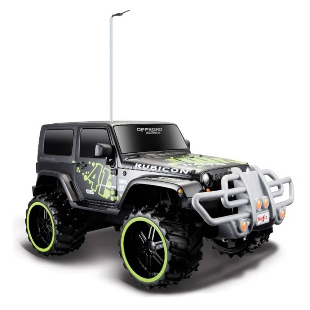 Maisto 81098 RC Jeep Wrangler Rubicon Black 1:16 Maisto 81098 RC Jeep Wrangler Rubicon Black 1:16