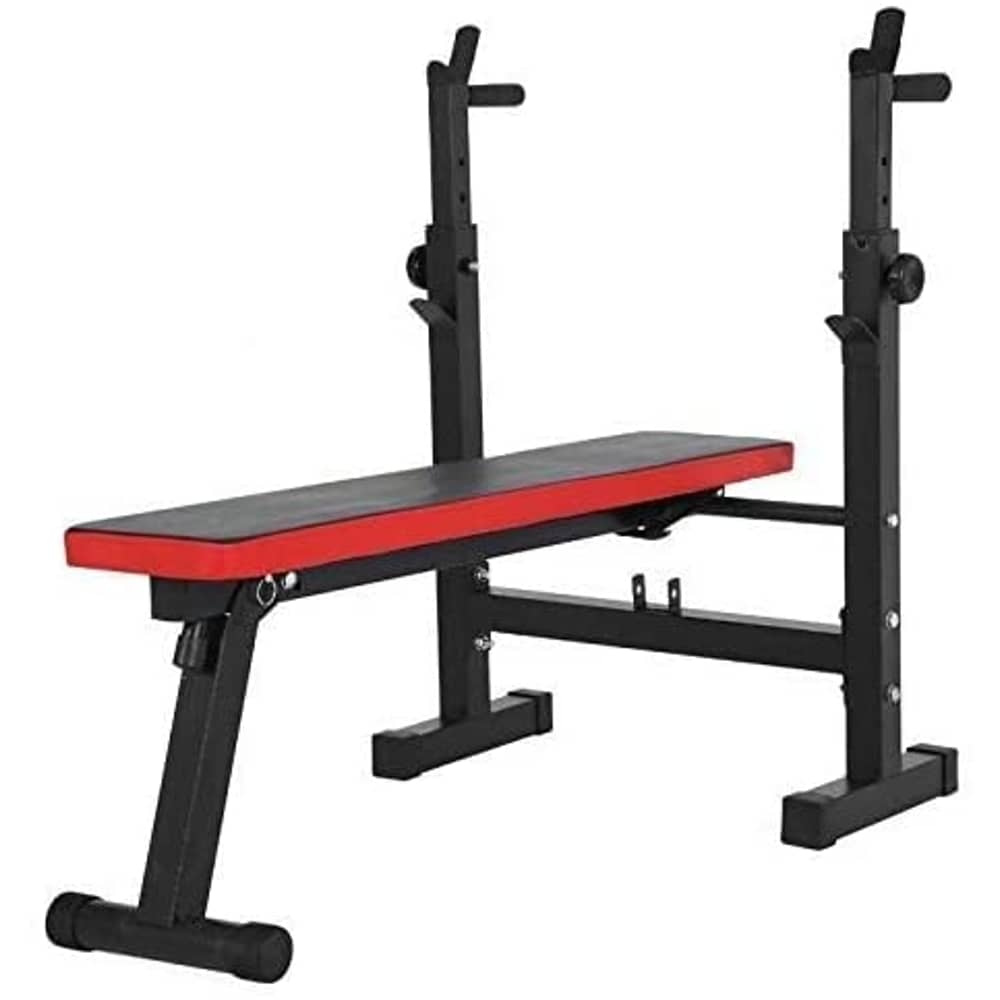Squat rack Bench Press Men's fitness barbell rack Multifunctional shelf Adjustable bracket Home indoor gym Foldable Strength training stand Squat rack Chin up Rack Weight Lifting Bench