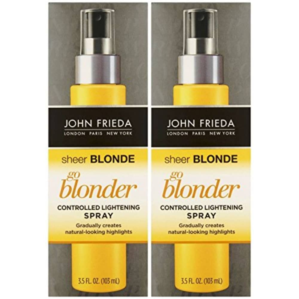 John Frieda Sheer Blonde Go Blonder Controlled Lightening Spray, 3.5 Oz, 2 Pk John Frieda Sheer Blonde Go Blonder Controlled Lightening Spray, 3.5 Oz, 2 Pk
