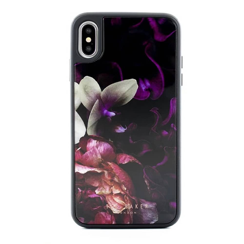 Ted Baker Glass Inlay Case iPhone Xs Max Splendour Black Ted Baker Glass Inlay Case iPhone Xs Max Splendour Black