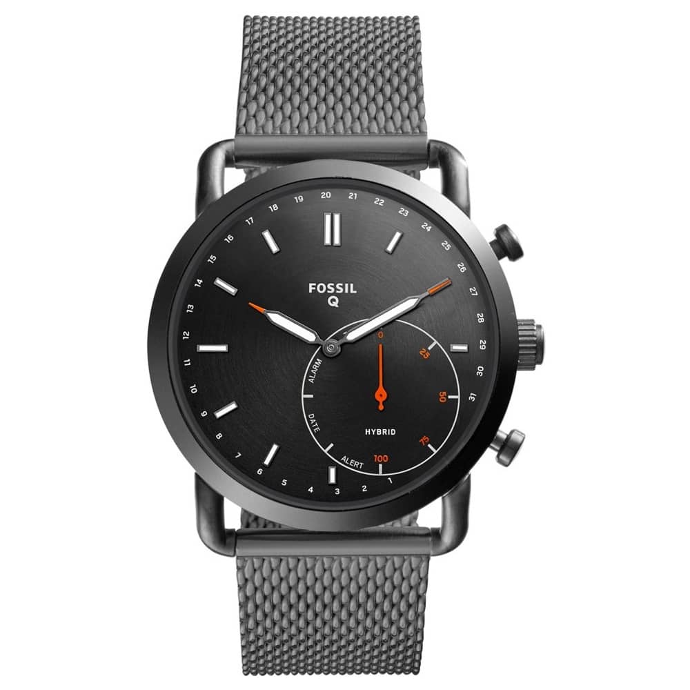 Fossil FTW1161 Commuter Silicone Hybrid Smart Watch Men Fossil FTW1161 Commuter Silicone Hybrid Smart Watch Men