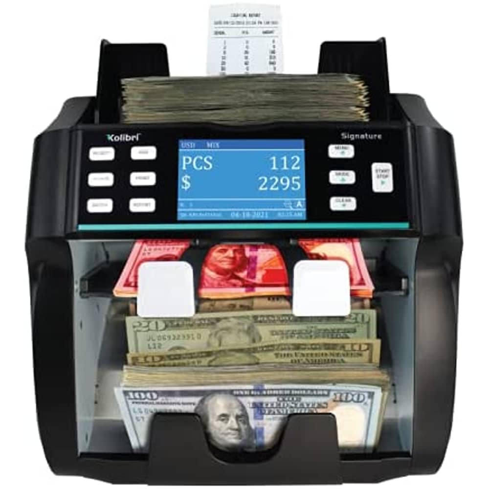 Cassida Kolibri Signature Cash Counting Machine Cassida Kolibri Signature Cash Counting Machine