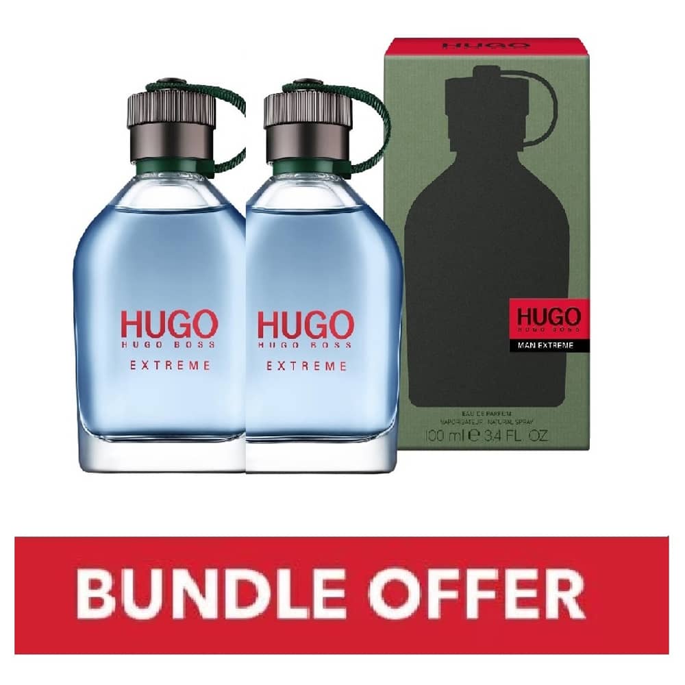 Hugo Boss Man Extreme Eau De Parfum For Men 100ml Pack of 2 - Bundle Offer Hugo Boss Man Extreme Eau De Parfum For Men 100ml Pack of 2 - Bundle Offer