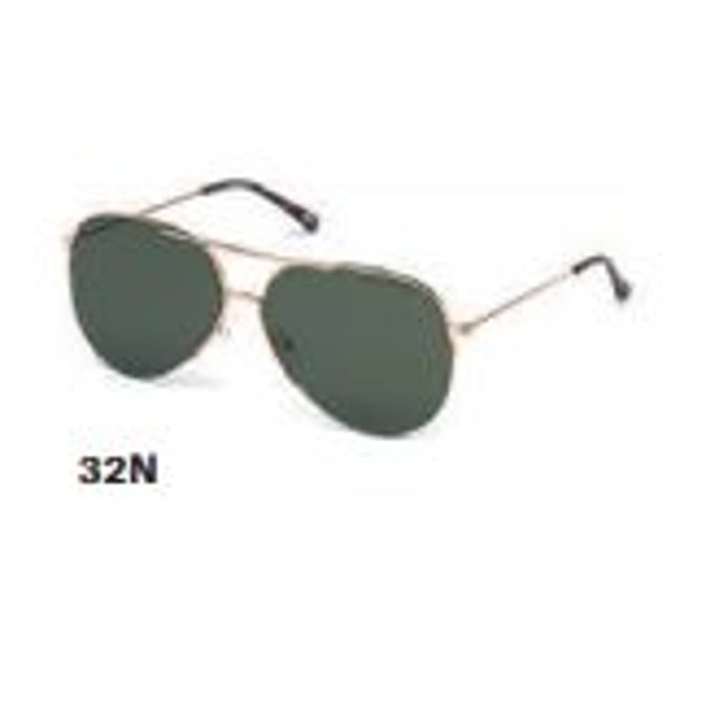 Skechers Gold Metal Non-Polarized Men Sunglasses SE605232N60
