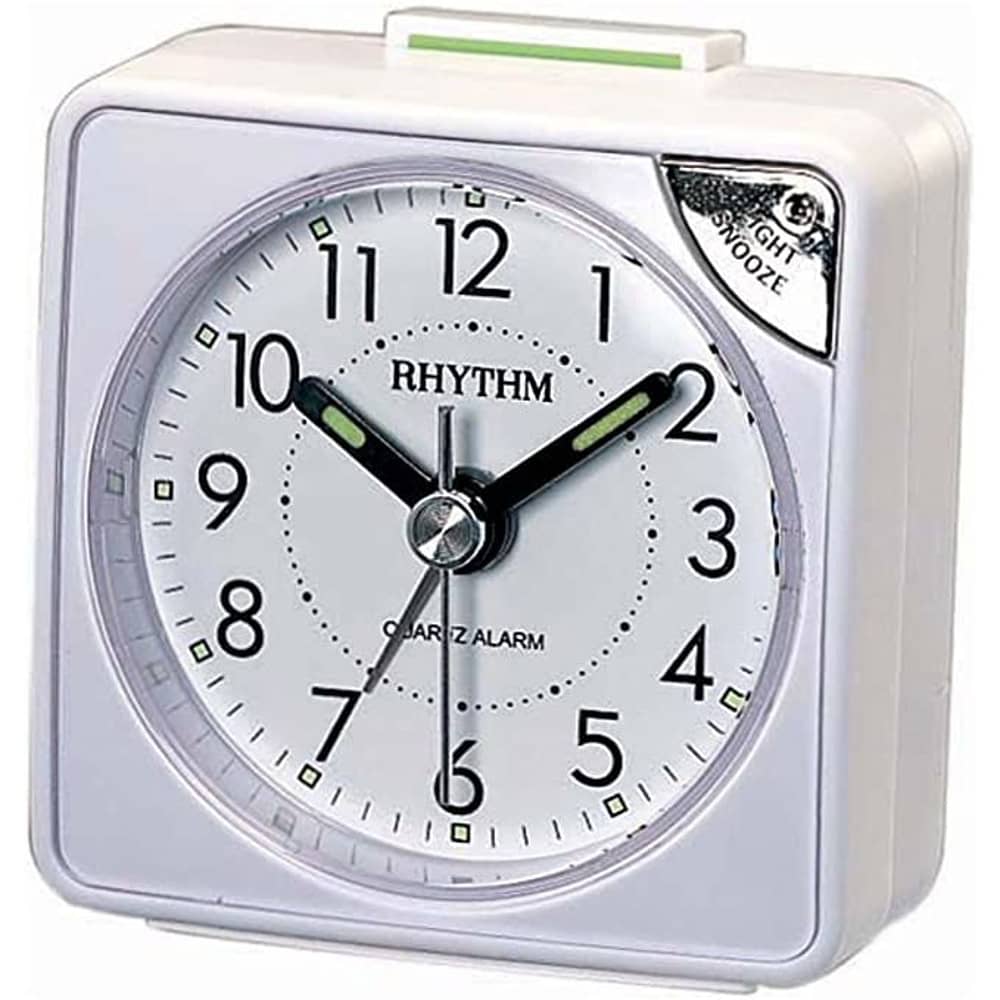 Rhythm Alarm Clock CRE211NR03,With 4 Steps Beep Sound, Snooze, Light Rhythm Alarm Clock CRE211NR03,With 4 Steps Beep Sound, Snooze, Light