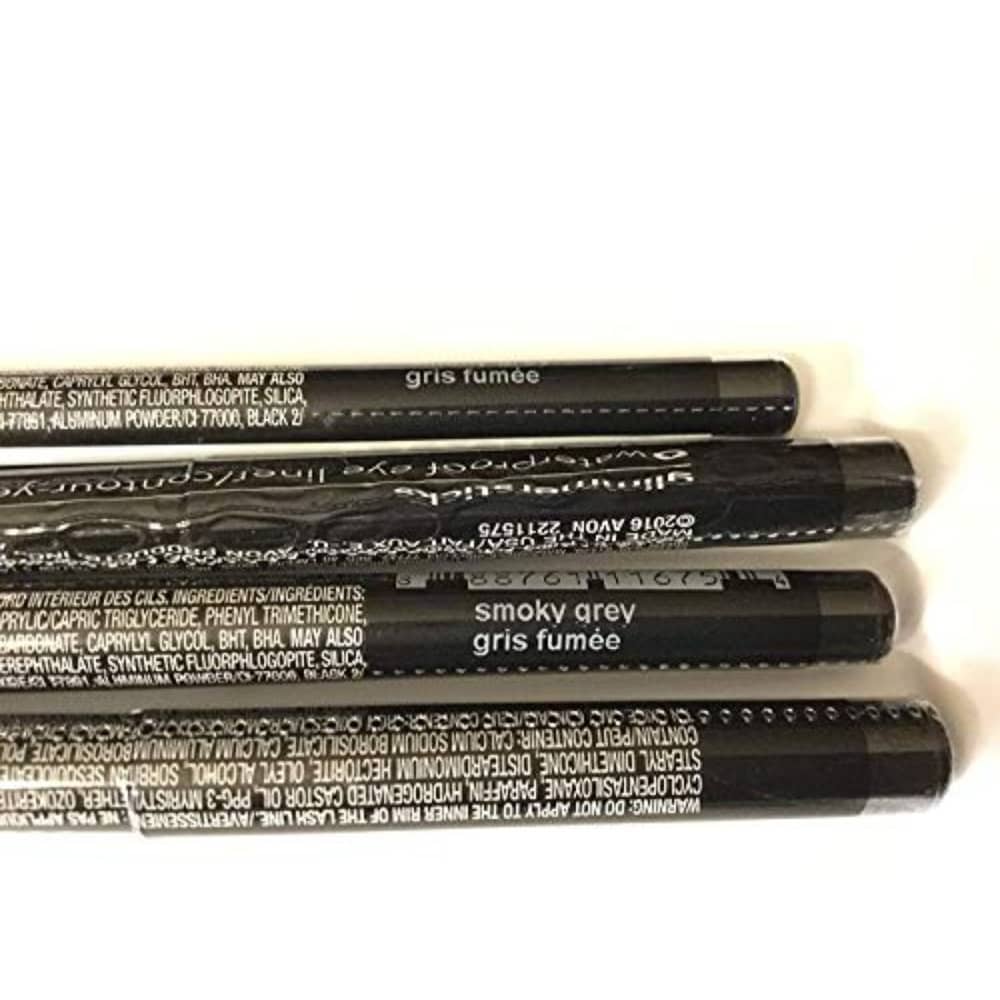 Avon Lot Of 4 Glimmersticks Waterproof Eyeliner Smokey Grey