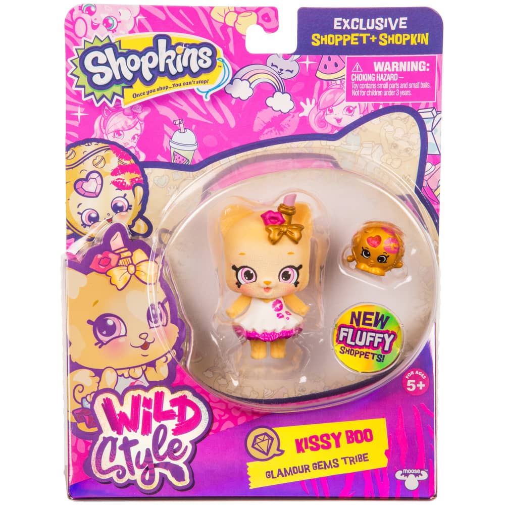 Shopkins Shoppets S9 W1 Single Pack - Kissy Boo Shopkins Shoppets S9 W1 Single Pack - Kissy Boo