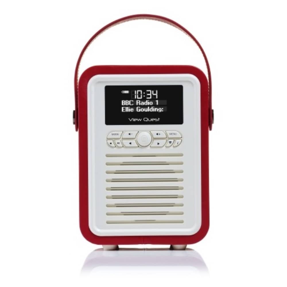 Viewquest Retro Mini Radio Red