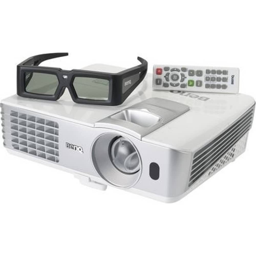 Benq W1070 DLP Projector + MSIPREMBQRDGD5 3D Glass 2PCS