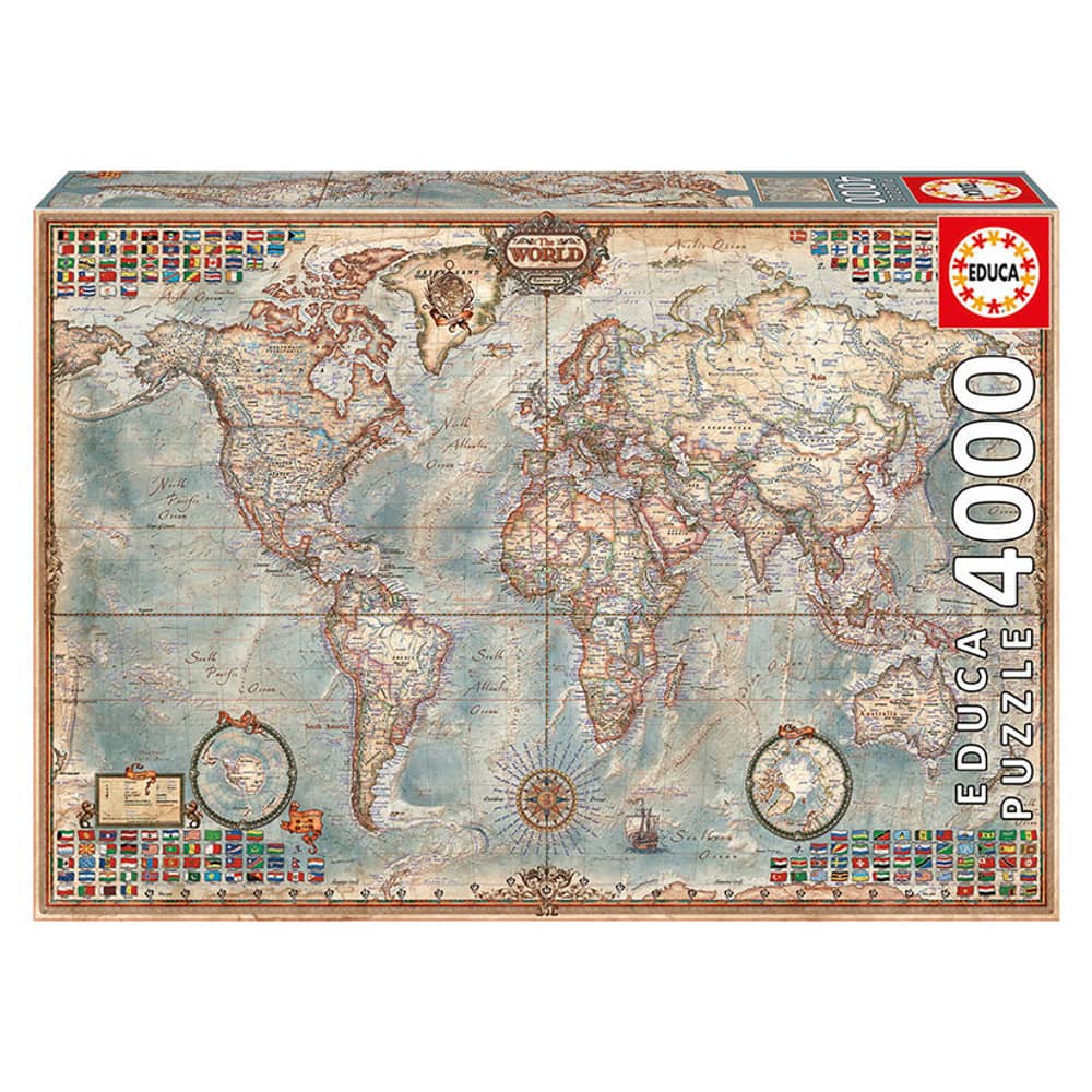 Educa Borras 14827 Historic World Map Puzzle 4000pcs Educa Borras 14827 Historic World Map Puzzle 4000pcs