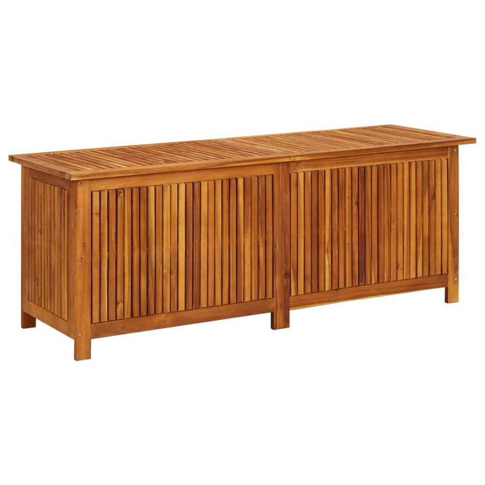 Vidaxl Garden Storage Box 150x50x58 Cm Solid Acacia Wood