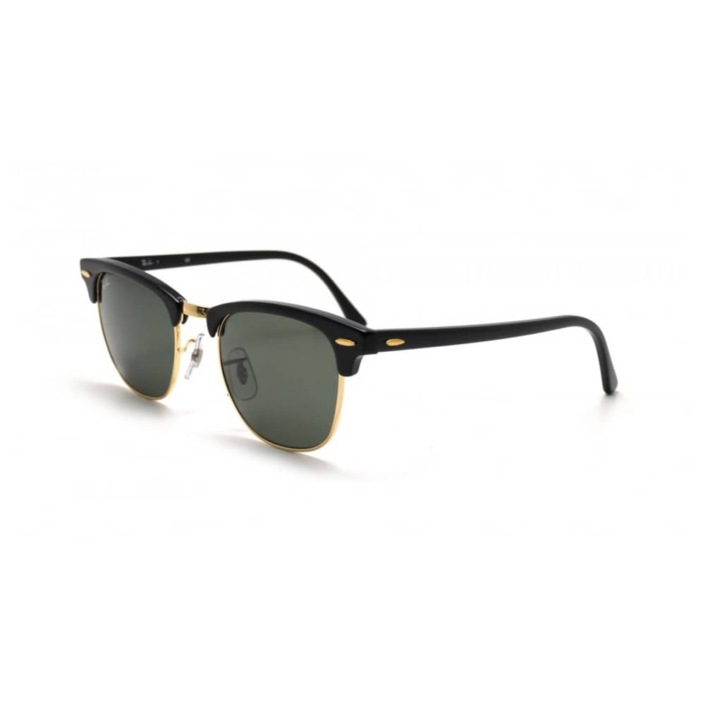 RayBan Clubmaster Black Acetate Unisex Sunglasses