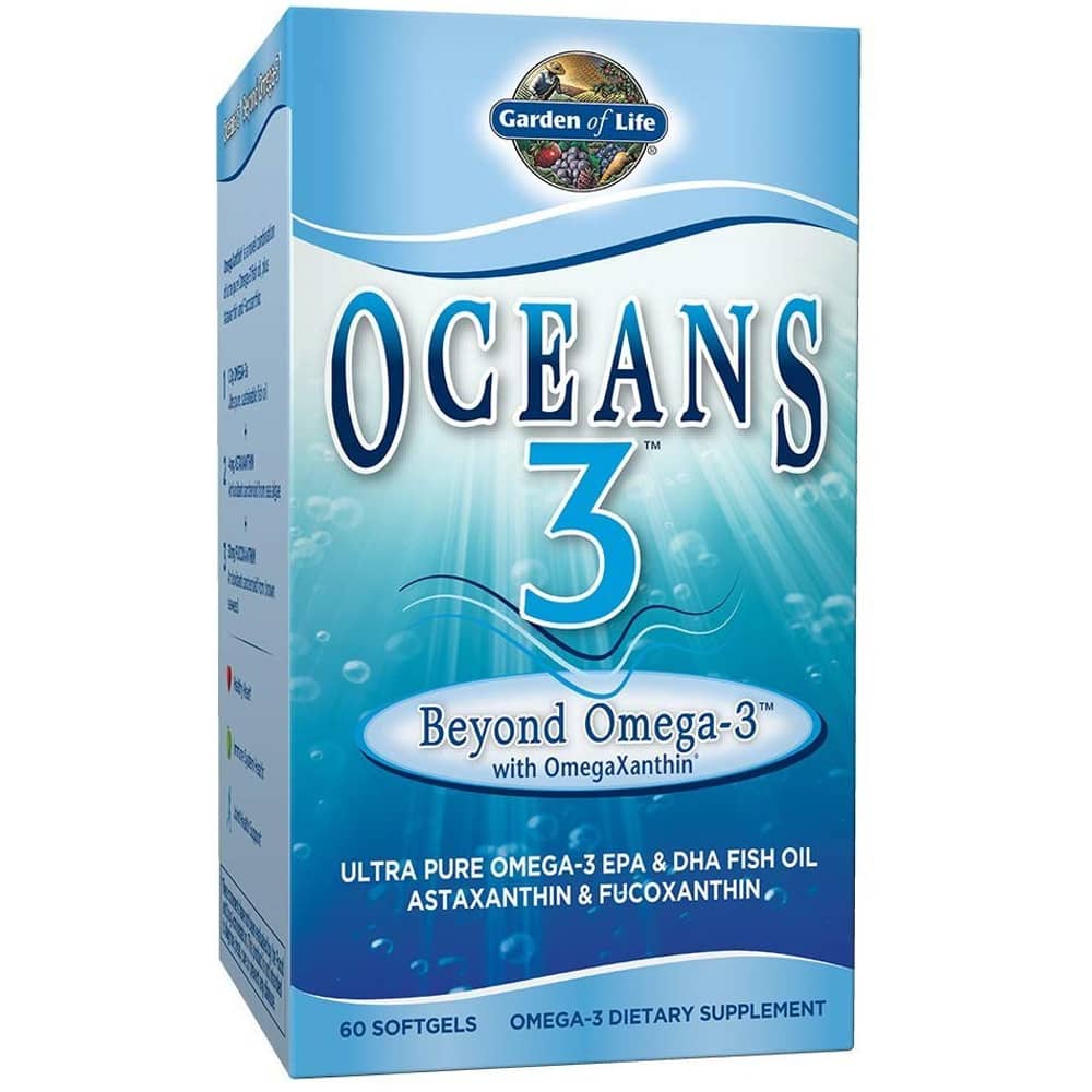 Garden Of Life Oceans 3 Beyond Omega-3 With Omegaxanthin 60 Softgels Garden Of Life Oceans 3 Beyond Omega-3 With Omegaxanthin 60 Softgels