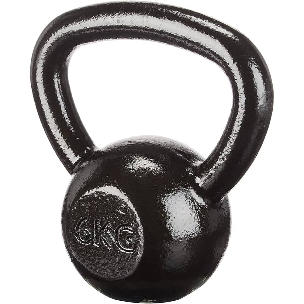 ULTIMAX Cast Iron Kettlebell Weights Great for Full Body Workout and Strength Training-Black (6Kg) ULTIMAX Cast Iron Kettlebell Weights Great for Full Body Workout and Strength Training-Black (6Kg)