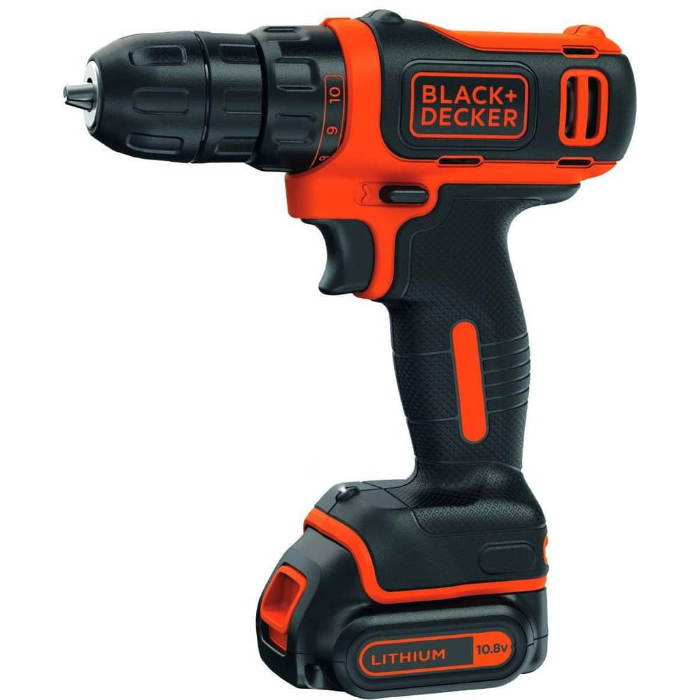 Black and Decker 10.8V Drill Driver. 200ma F5 Charger 1Bat Black and Decker 10.8V Drill Driver. 200ma F5 Charger 1Bat