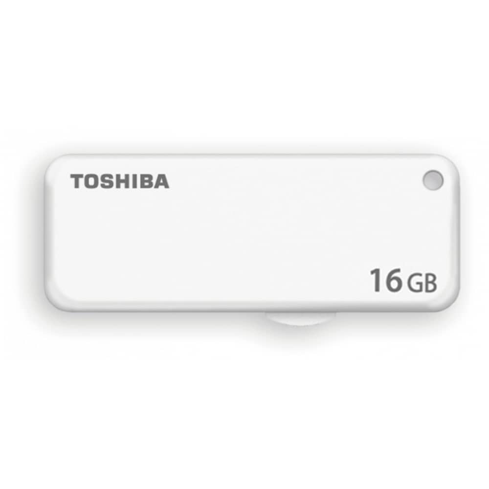 Toshiba Trans Memory USB Flash Drive 16GB White THNU203W0160E4 Toshiba Trans Memory USB Flash Drive 16GB White THNU203W0160E4