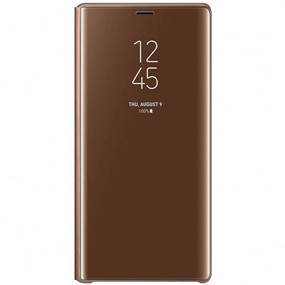 Samsung Clear View Standing Case Brown For Galaxy Note9 M