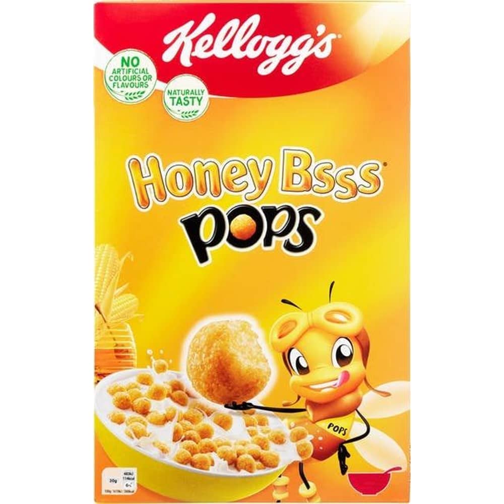Kelloggs Honey Bsss Pops 375g