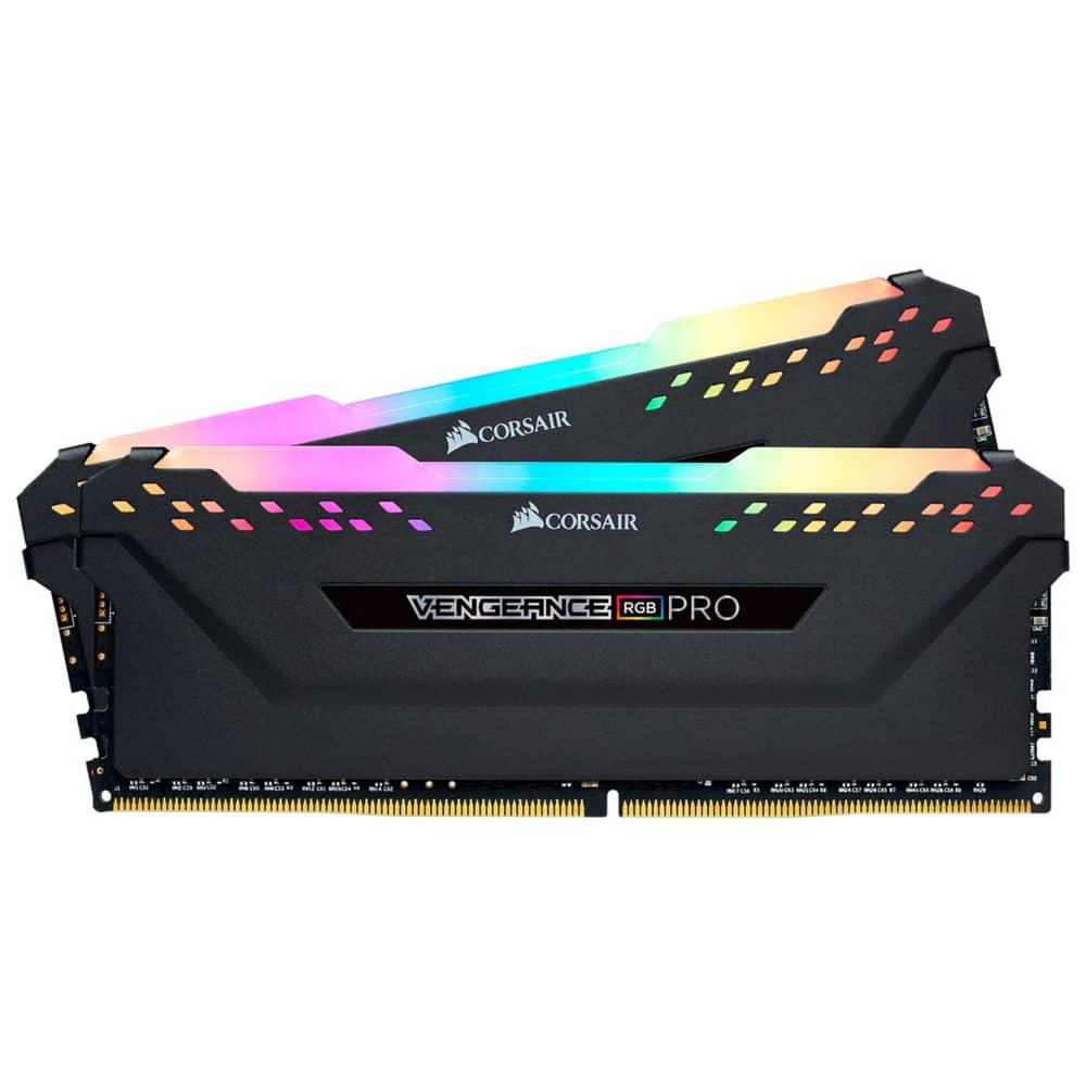 Corsair RGB Pro 16GB (2x8GB) DDR4 4000 (PC4-32000) C18 AMD Memory - Black