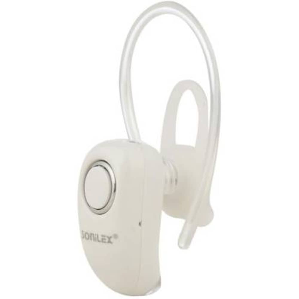 Sonilex Bt78 Single Earphone Wireless Mono Bluetooth In-ear Headset Black and White