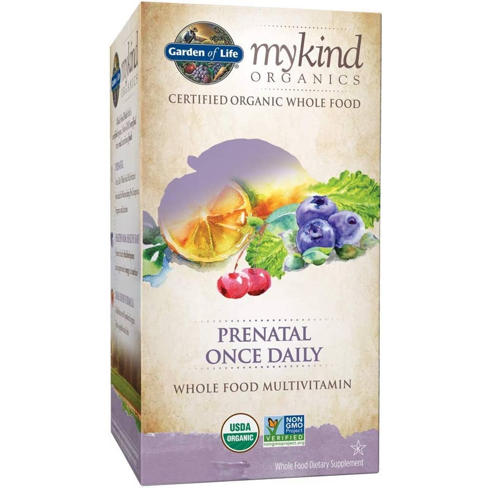 Garden Of Life Mykind Organics Prenatal Once Daily Multi 90 Vegan Tablets