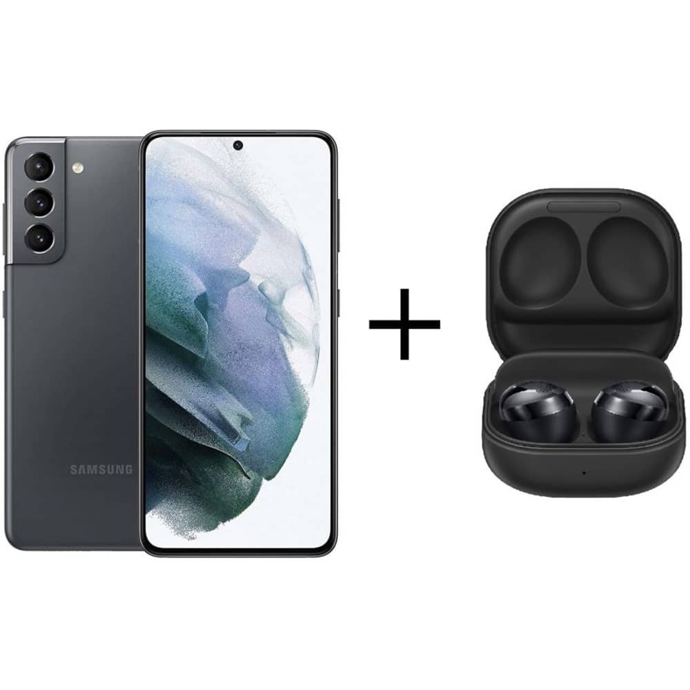 Samsung Galaxy S21 128 GB Grey 5G Smartphone + SM-R190NZ Buds Pro