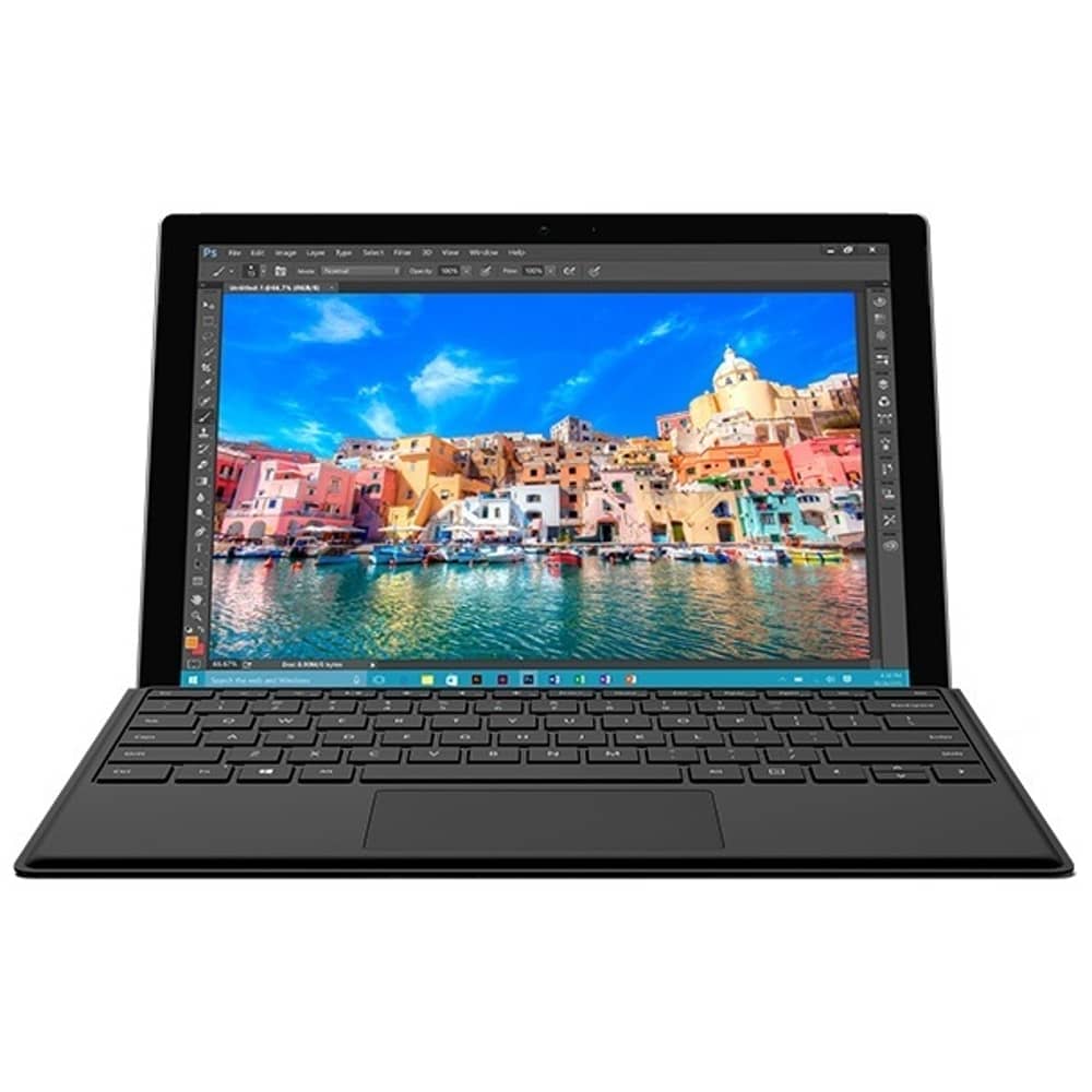Microsoft Surface Pro 4 CR500032 Tablet - Core i5 3.3GHz 4GB 128GB Win10 12.3inch Silver + QC700155 Keyboard Cover