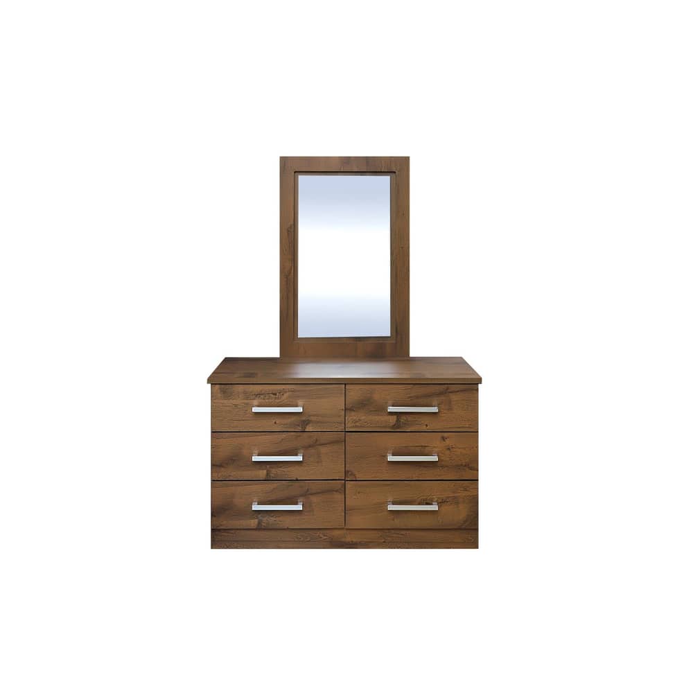 Pan Emirates Milano Dressing Table With Mirror Walnut Pan Emirates Milano Dressing Table With Mirror Walnut