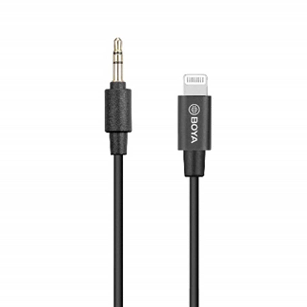 Boya Lightning To Male Audio Cable 3.5mm By-k1