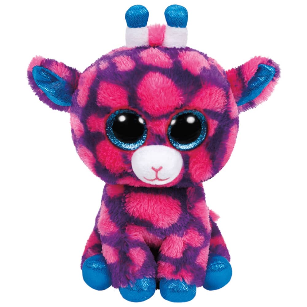 TY Beanie Boos Giraffe Sky High Purple/Pink 9in