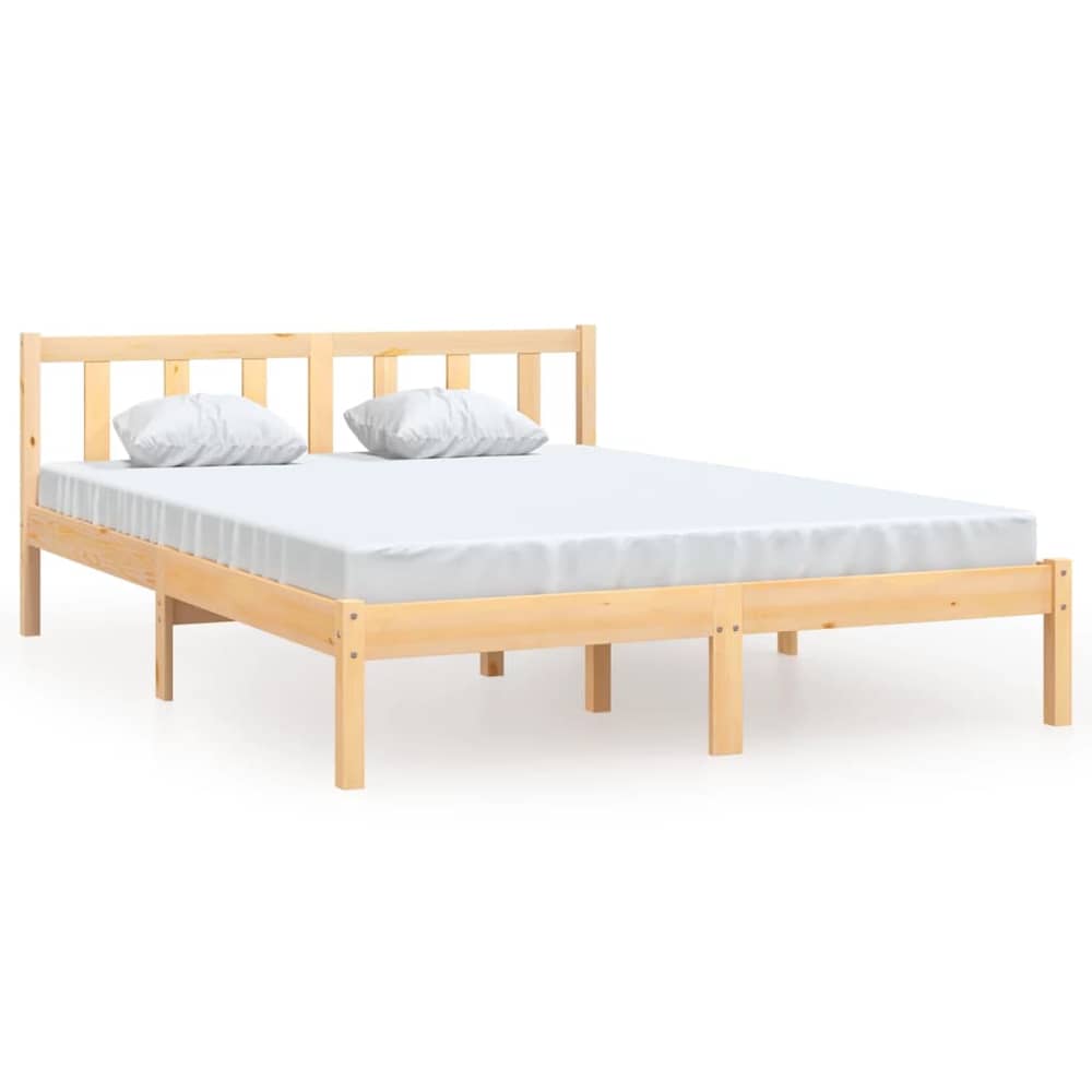 vidaXL Bed Frame Solid Pinewood 120x200 cm vidaXL Bed Frame Solid Pinewood 120x200 cm