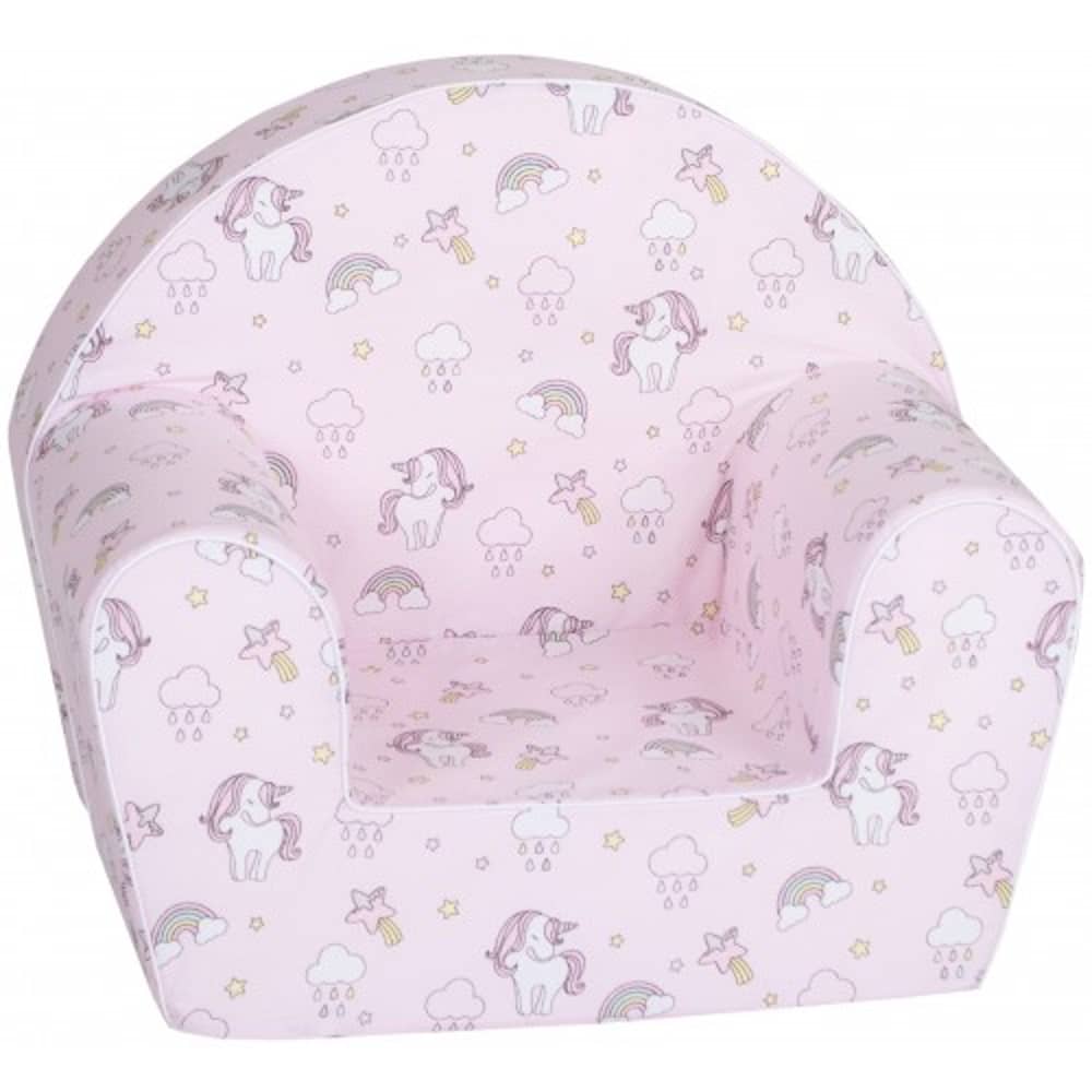 Delsit Arm Chair Pink - Unicorns