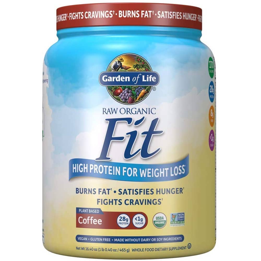 Garden Of Life Raw Organic Fit Protein Powder Coffee 454g Garden Of Life Raw Organic Fit Protein Powder Coffee 454g