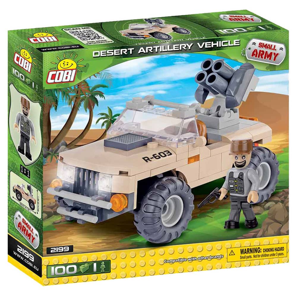 Cobi 100pcs Small Army Desert Artillery Vehicle