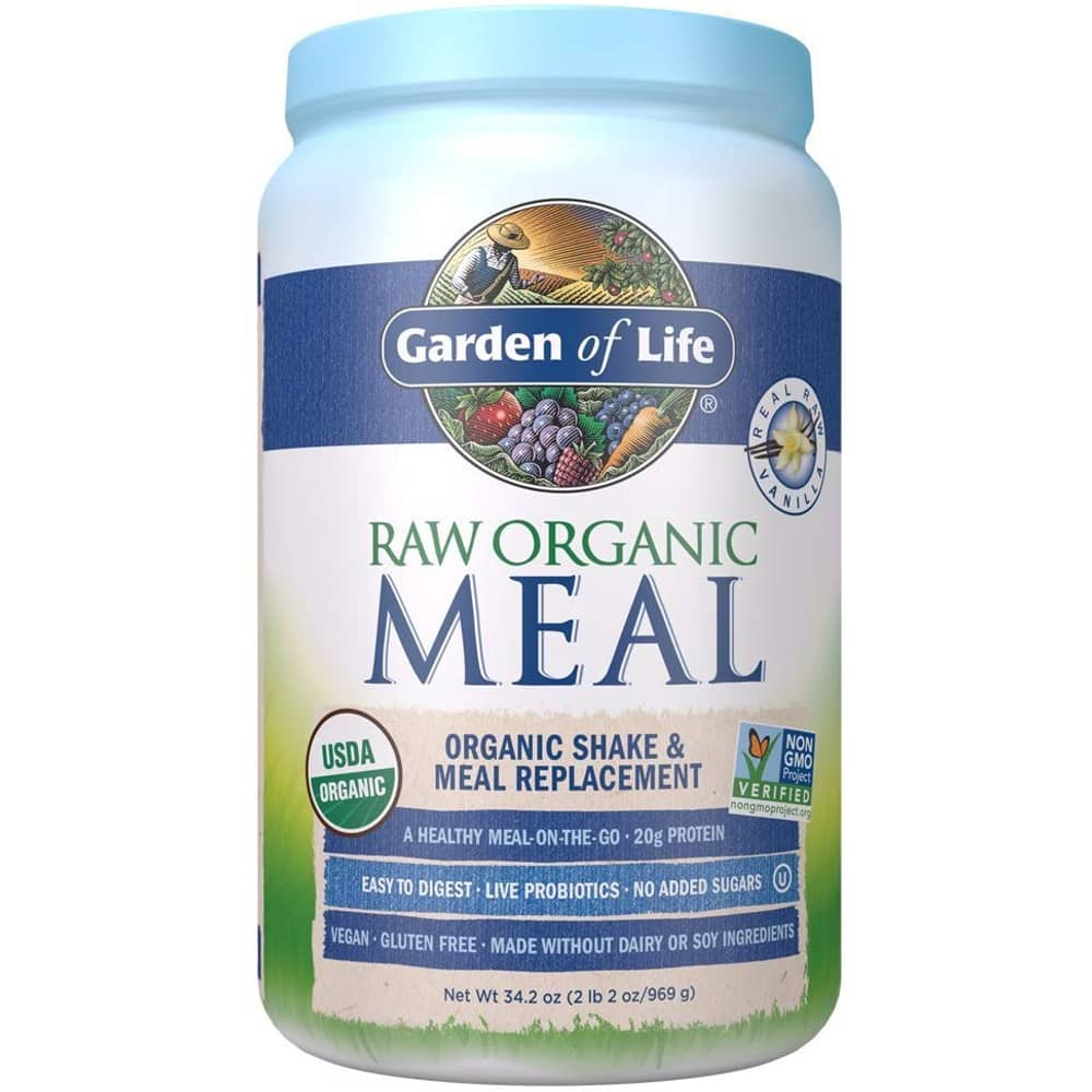 Garden Of Life Raw Organic Meal Shake & Meal Replacement Vanilla 969g