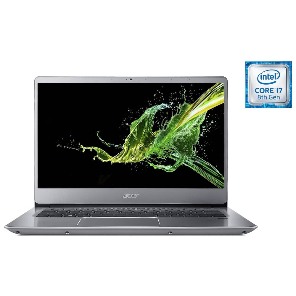Acer Swift 3 SF314-56G-788J Laptop - Core i7 1.8GHz 12GB 1TB+256GB 2GB Win10 14inch FHD Silver