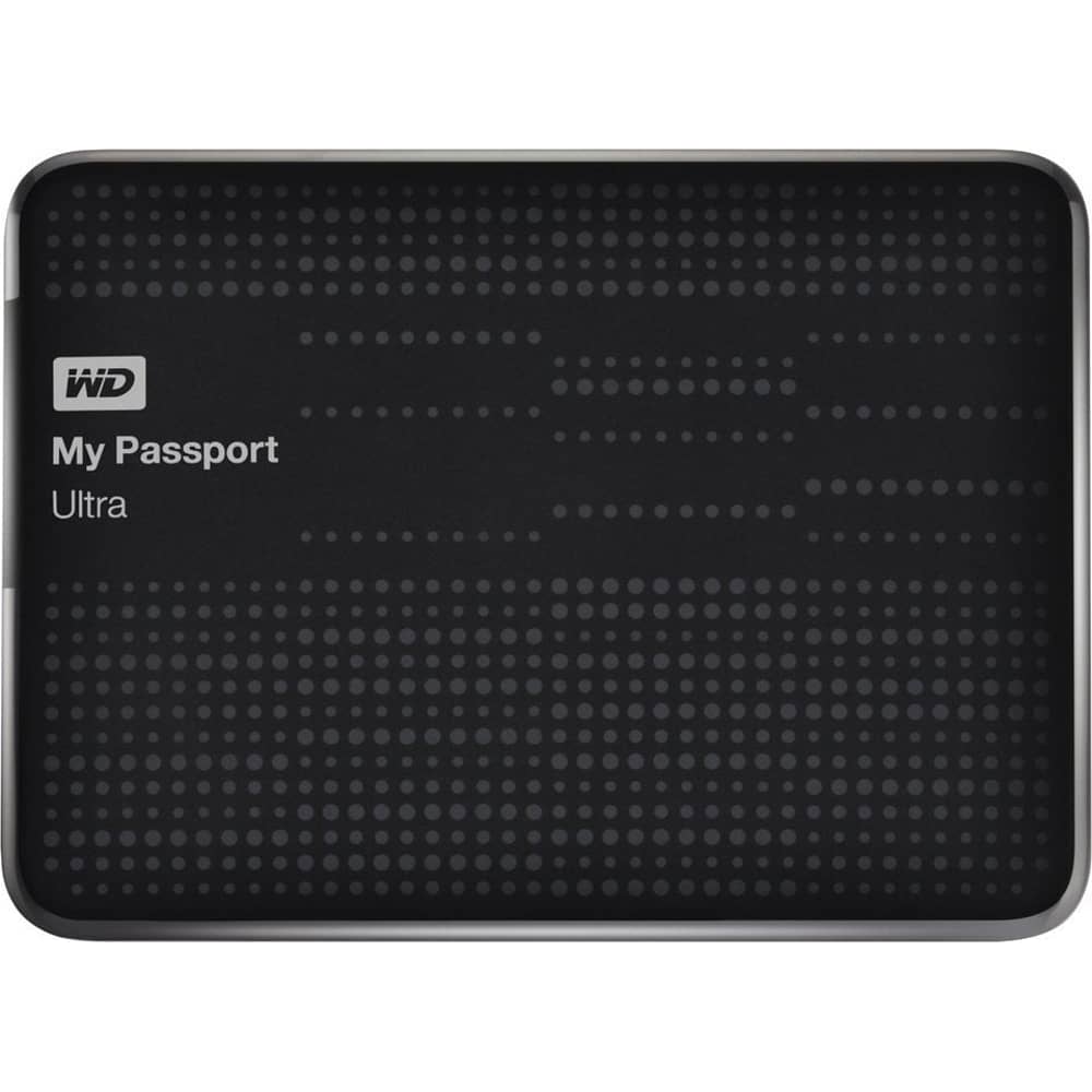 Western Digital WDBMWV0020BBKEESN My Passport Ultra Portable External Hard Drive 2TB Black