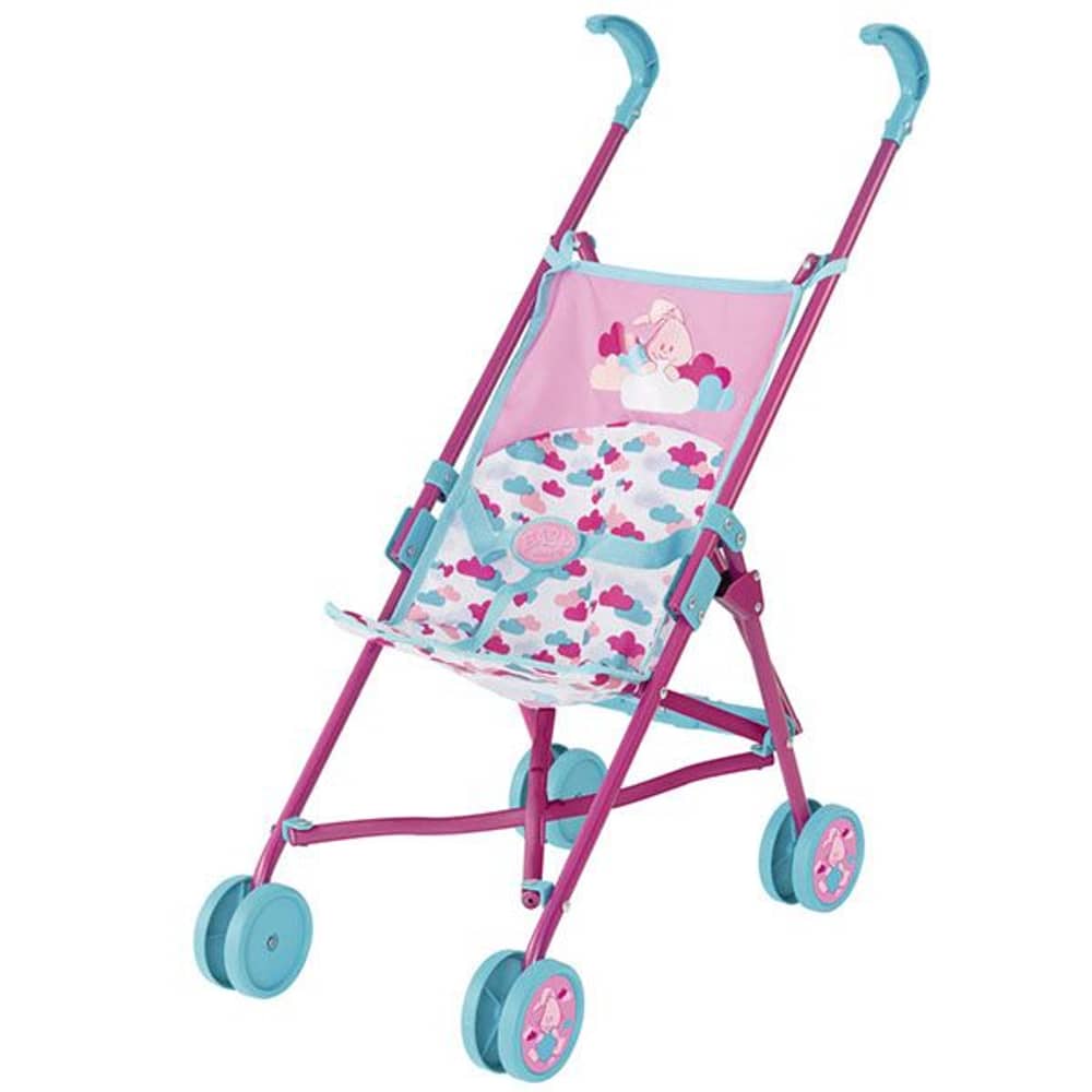 Baby Born Stroller Folding Dolls Pushchair Pink/Blue Baby Born Stroller Folding Dolls Pushchair Pink/Blue